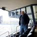 Paul Kuczynski looks out at Michigan Stadium from the club level after donating on Sunday. He is a season ticket holder. Daniel Brenner I AnnArbor.com